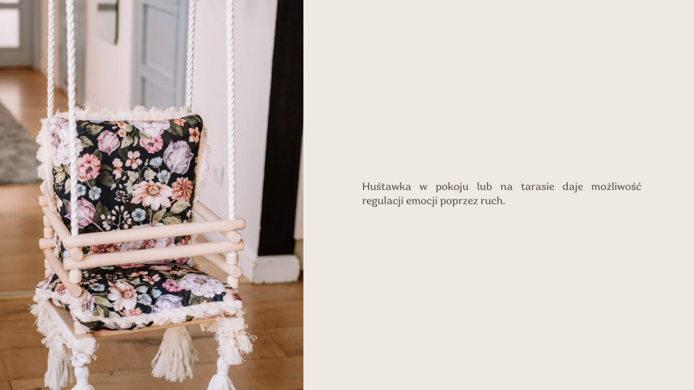 huśtawka do domu i ogrodu lub na taras